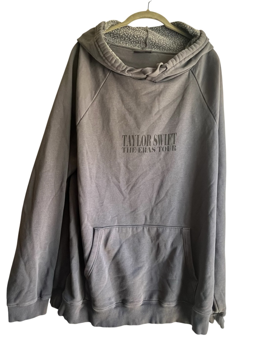 ✨OFFICIAL Taylor Swift The Eras
Tour Distressed Grey Blue Hoodie SZ L ✨